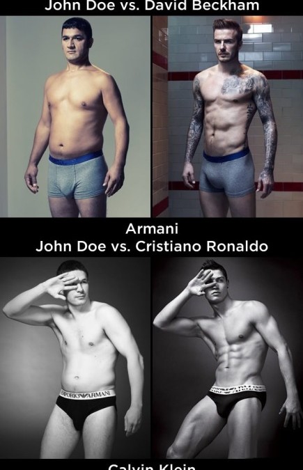 (on)realistisch mooie mannen