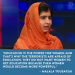 Malala over onderwijs