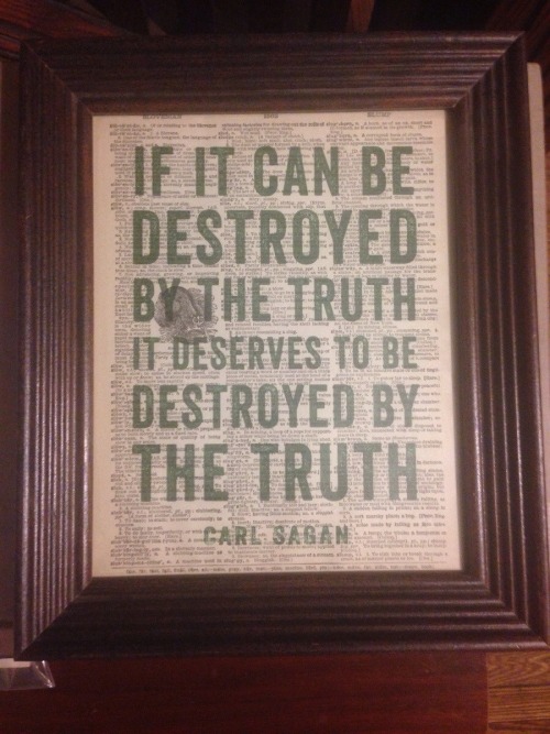 Carl Sagan over de waarheid