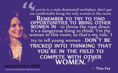 Tina Fey: vrouwen moeten vrouwen helpen