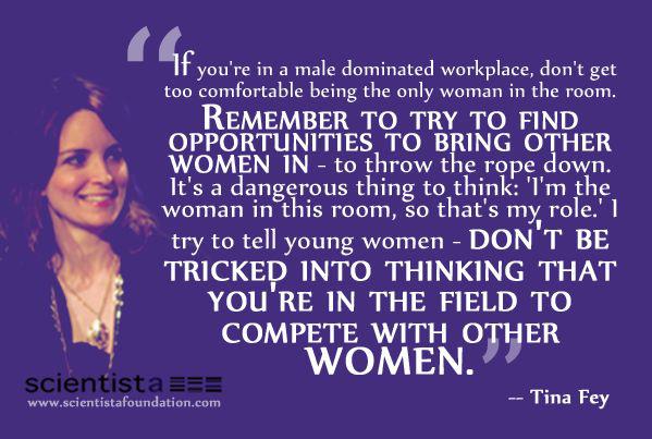 Tina Fey: vrouwen moeten vrouwen helpen