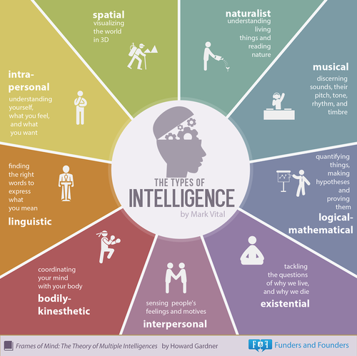 Er bestaan verschillende soorten intelligentie – welke bezit jij?